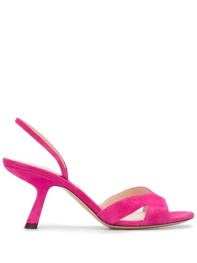 Shop Nicholas Kirkwood Lexi Slingback Sandals 70mm In Pink