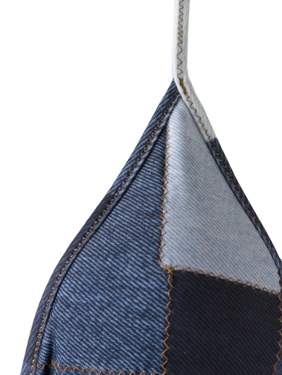 Amir Slama Triangle Bikini Set In Blue