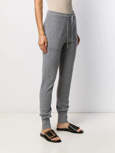 Shop Filippa K Fine Knit Track Pants In Grey