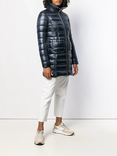 Herno Blue Maria Padded Jacket In Blue