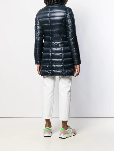 Herno Blue Maria Padded Jacket In Blue