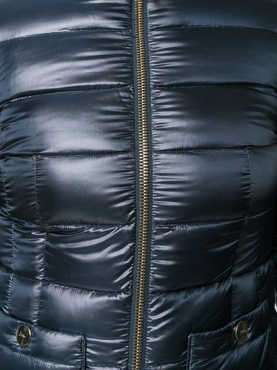 Herno Blue Maria Padded Jacket In Blue