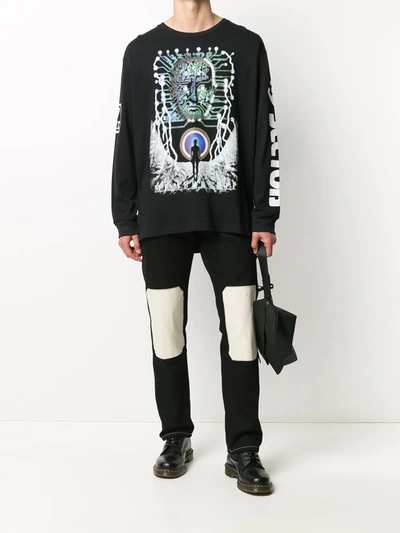 Shop Ktz Membership Long-sleeved T-shirt In Black