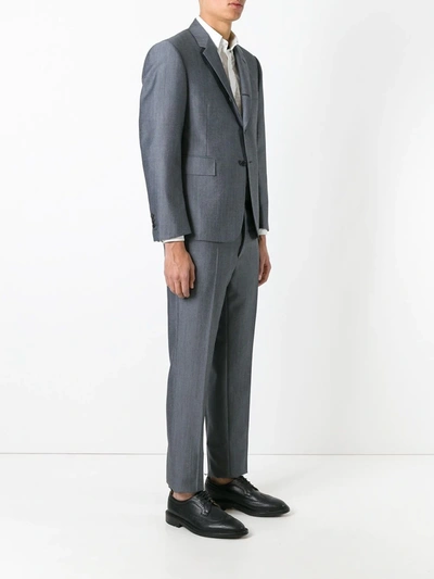 Shop Thom Browne Two-piece Suit In Grey