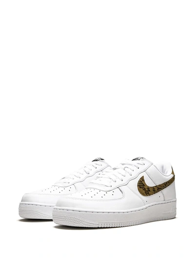 Shop Nike Air Force 1 Low "ivory Snake" Sneakers In White