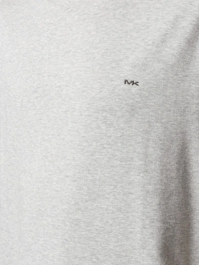 Shop Michael Michael Kors Basic T-shirt In Grey