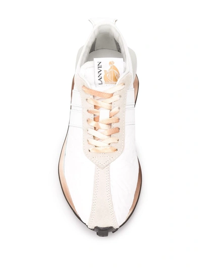 Shop Lanvin Bumper Low-top Sneakers In White