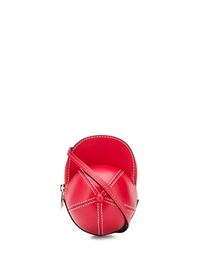 Shop Jw Anderson Nano Cap Bag In Red