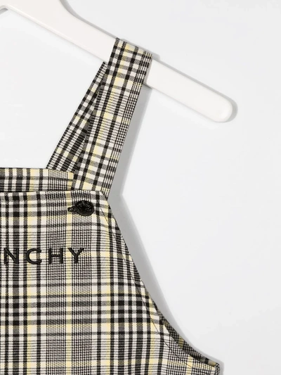 Shop Givenchy Belted Checked Jumpsuit In Neutrals