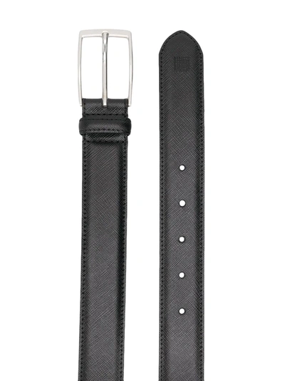 SANDRO PARIS 十字纹腰带 - 黑色