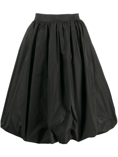Shop Patou Generous Bubble-silhouette Skirt In Black