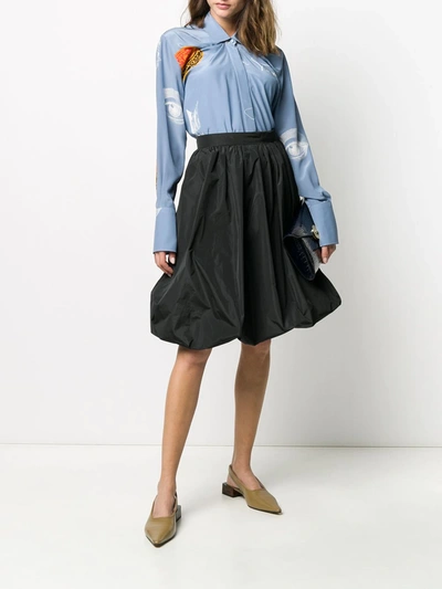 Patou Skirt With Zip. In Black