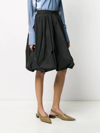 Patou Skirt With Zip. In Black