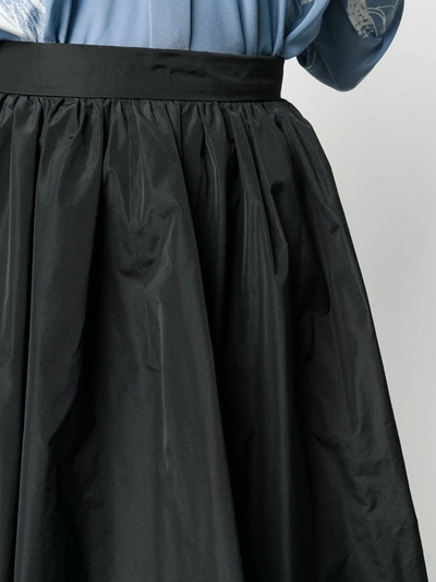 Shop Patou Generous Bubble-silhouette Skirt In Black