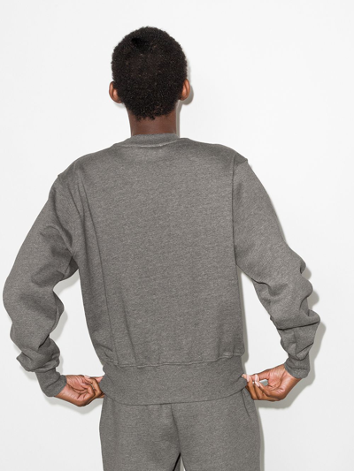 Shop Daily Paper Hovvie Logo-embroidered Sweatshirt In Grau