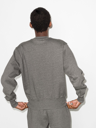 Daily Paper Hovvie Brand-embroidered Cotton-jersey Sweatshirt In Grey