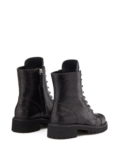 GIUSEPPE ZANOTTI THORA BOOTS - 黑色