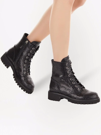 GIUSEPPE ZANOTTI THORA BOOTS - 黑色