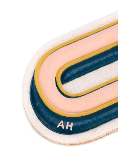 Shop Anya Hindmarch 'u' Sticker In Multicolour