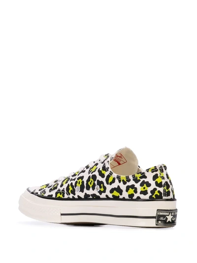 Shop Converse Chuck Taylor Leopard Sneakers In White