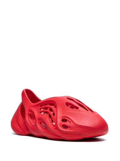 Shop Adidas Originals Yeezy Foam Runner "vermillion" Sneakers In Red