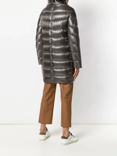 Herno Dora Padded Coat In Grey