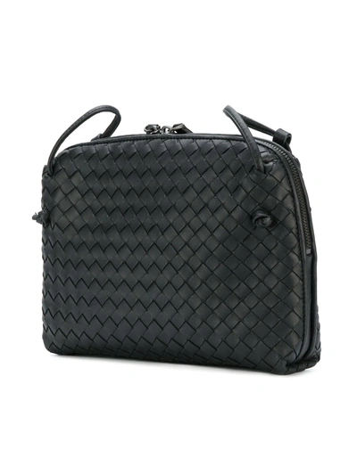 Shop Bottega Veneta Nodini Crossbody Bag In Black