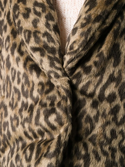 Ben Taverniti Unravel Project Leopard-print Down Jacket In Neutrals