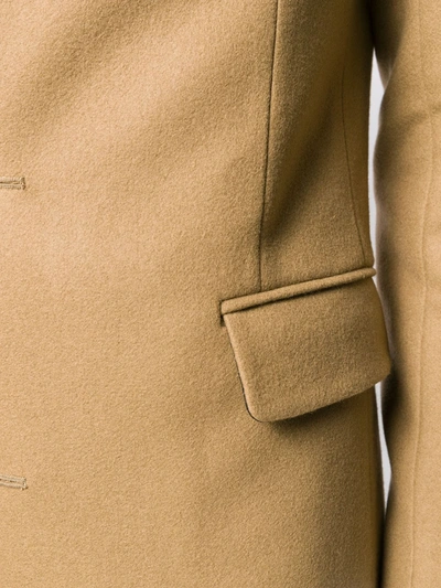 Shop Sandro Apollo Camel Coat In Brown