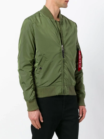 Alpha Industries Men S Ma-1 Tt Two Tone Bomber Jacket Sage