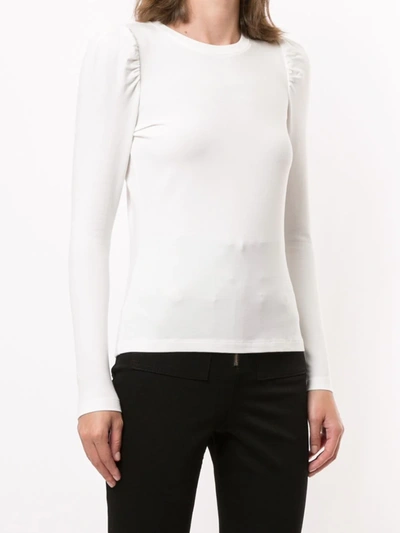 Shop Alice Mccall Rosemary Long Sleeved T-shirt In White