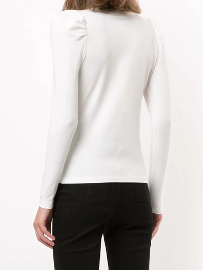 Shop Alice Mccall Rosemary Long Sleeved T-shirt In White