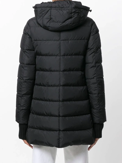 Herno Hooded Puffer Jacket In Black