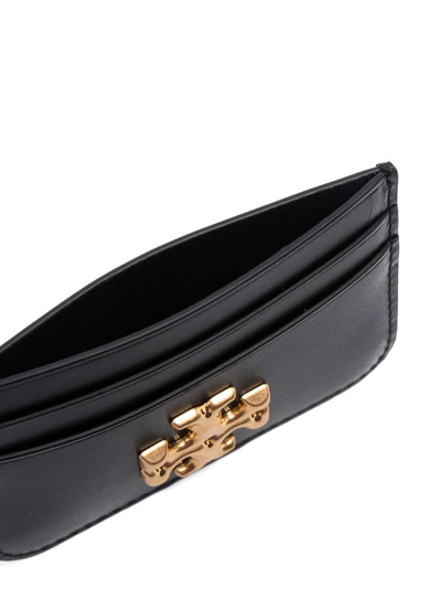 Tory Burch Eleanor Card Holder In Schwarz