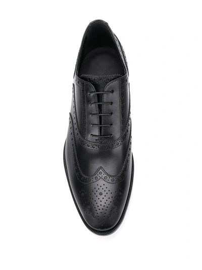 Scarosso Philip Oxford-style Brogues In Black