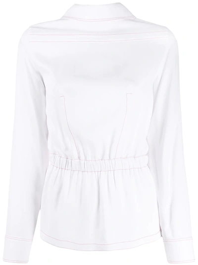 Shop Marni Two-way Shirt In White