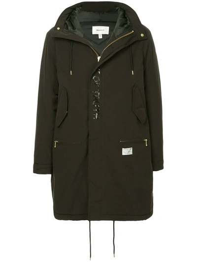 MAKAVELIC CONCEALED FRONT COAT - 黑色