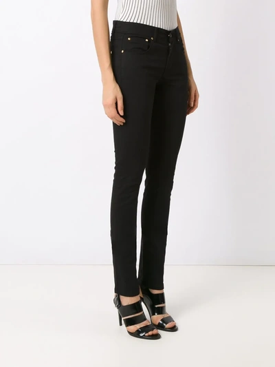 Shop Amapô Mid Rise Skinny Jeans In Black