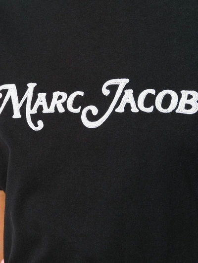 Shop Marc Jacobs The Logo T-shirt In Black