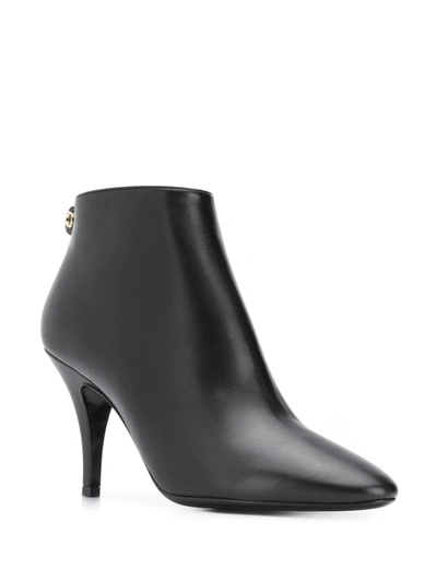 Ferragamo Joan Ankle Booties In Black