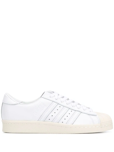 Shop Adidas Originals Superstar 80s Sneakers In White