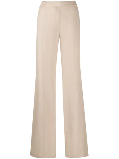 Shop Palmer Harding Straight Leg Trousers In Neutrals