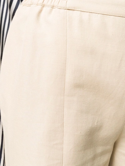 Shop Palmer Harding Straight Leg Trousers In Neutrals