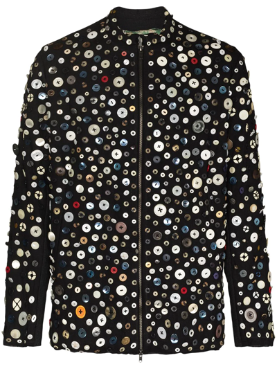 By Walid Albert Button-embellished Jacket In Black