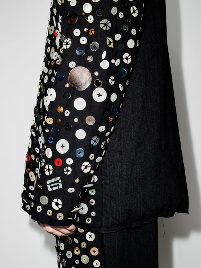 By Walid Albert Button-embellished Jacket In Black