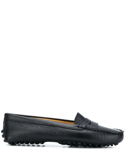 Shop Scarosso Sofia Loafers In Black