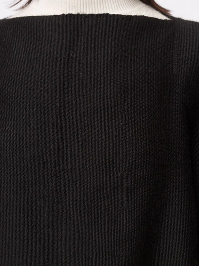 Voz Solid Crop Jumper In Black