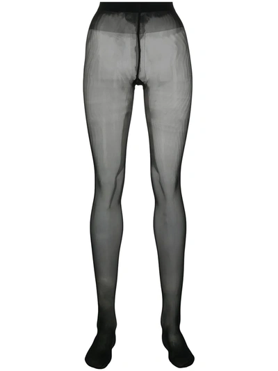 Shop Wolford Individual 10 Complete Support Tights In Black