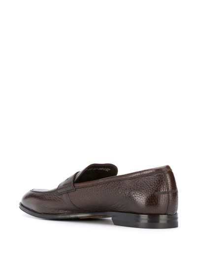 Shop Bally Webb Slip-on Loafers In Brown