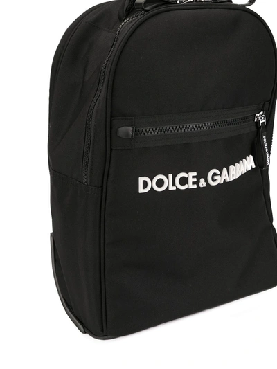 Shop Dolce & Gabbana Classic Logo Trolley In Black